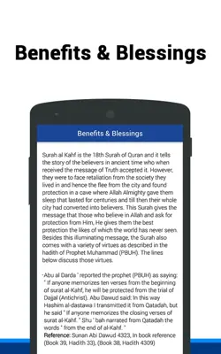 Surah Kahf android App screenshot 8